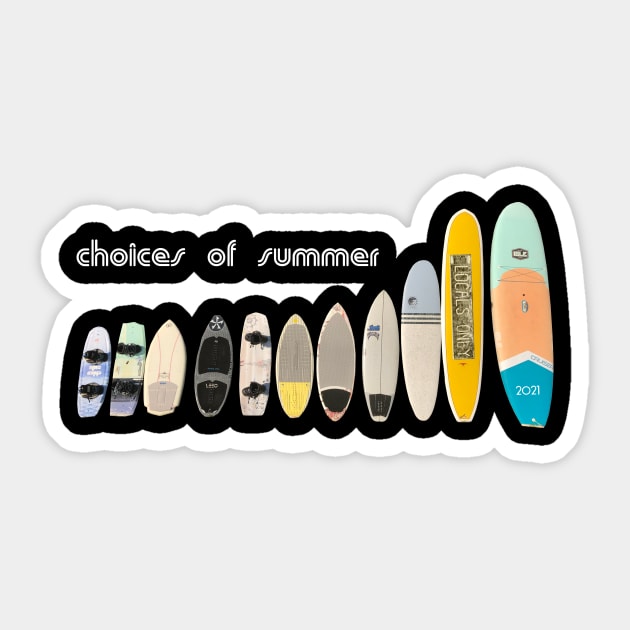 Choices of Summer Color Sticker by LocalsOnly